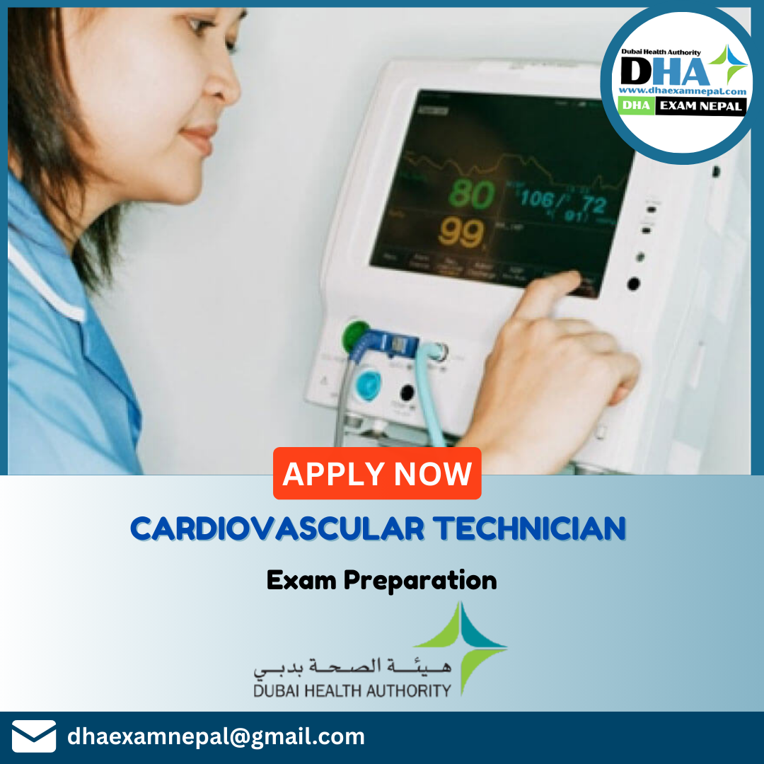 DHA Cardiovascular Technician Exam Preparation MCQs
