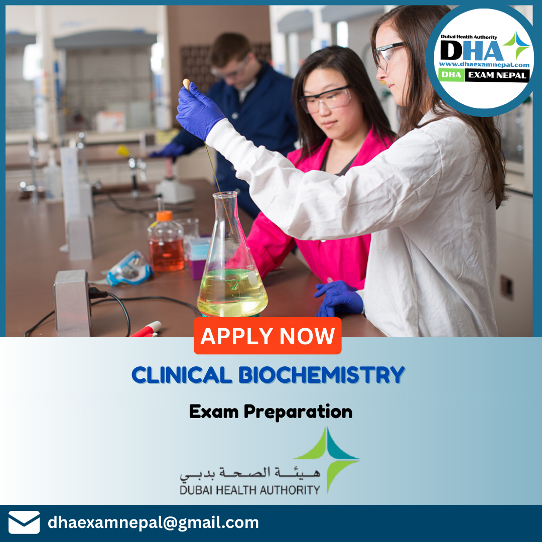 DHA Clinical Biochemistry Exam Preparation MCQs