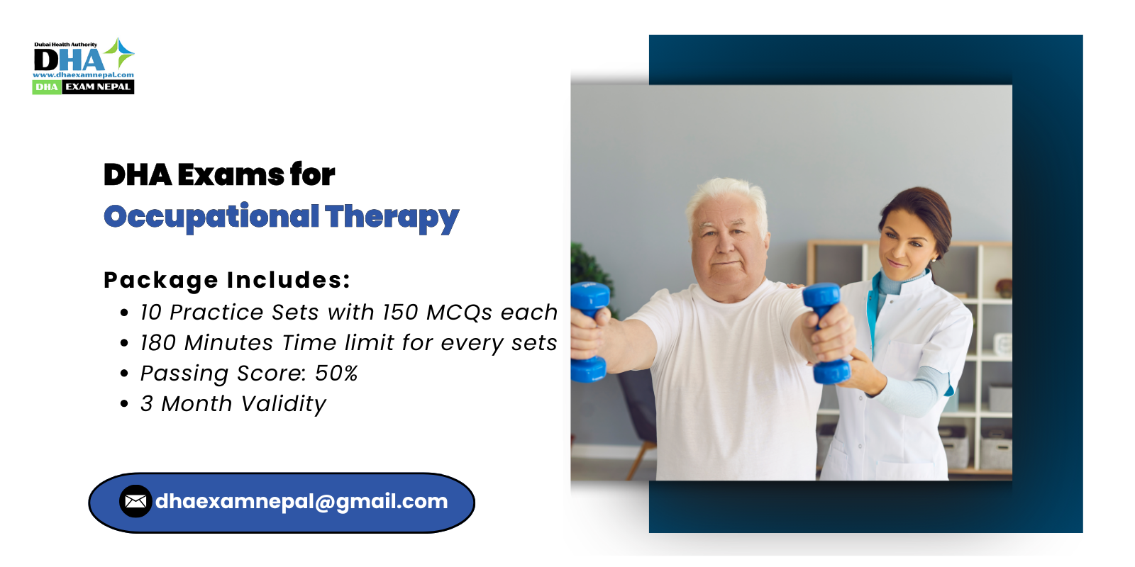 DHA Exams for Occupational Therapy