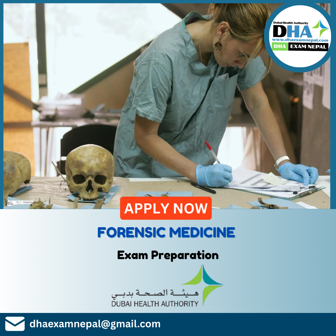 DHA Forensic Medicine Exam Preparation MCQs