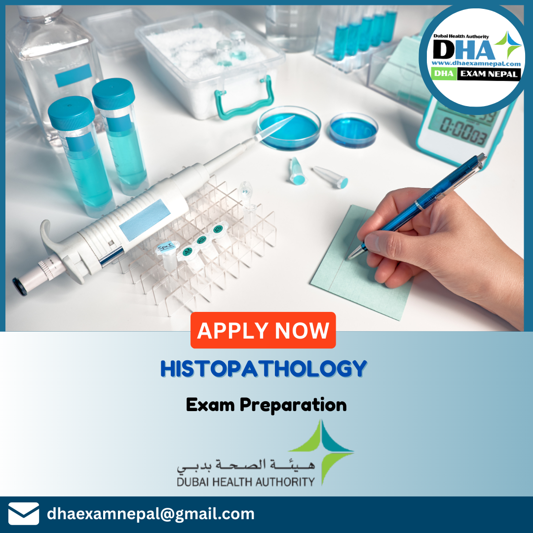 DHA Histopathology Exam Preparation MCQs