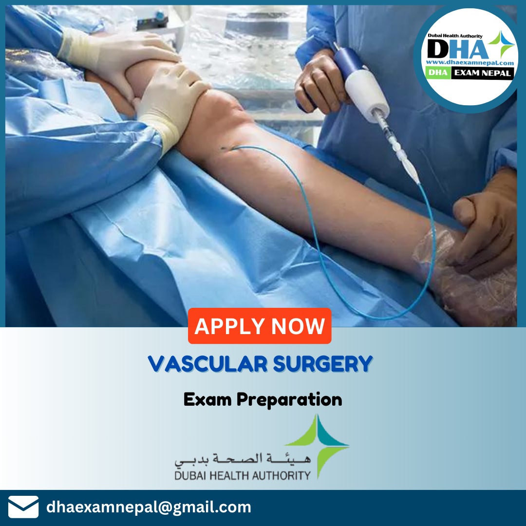 DHA Vascular Surgery Exam Preparation MCQs